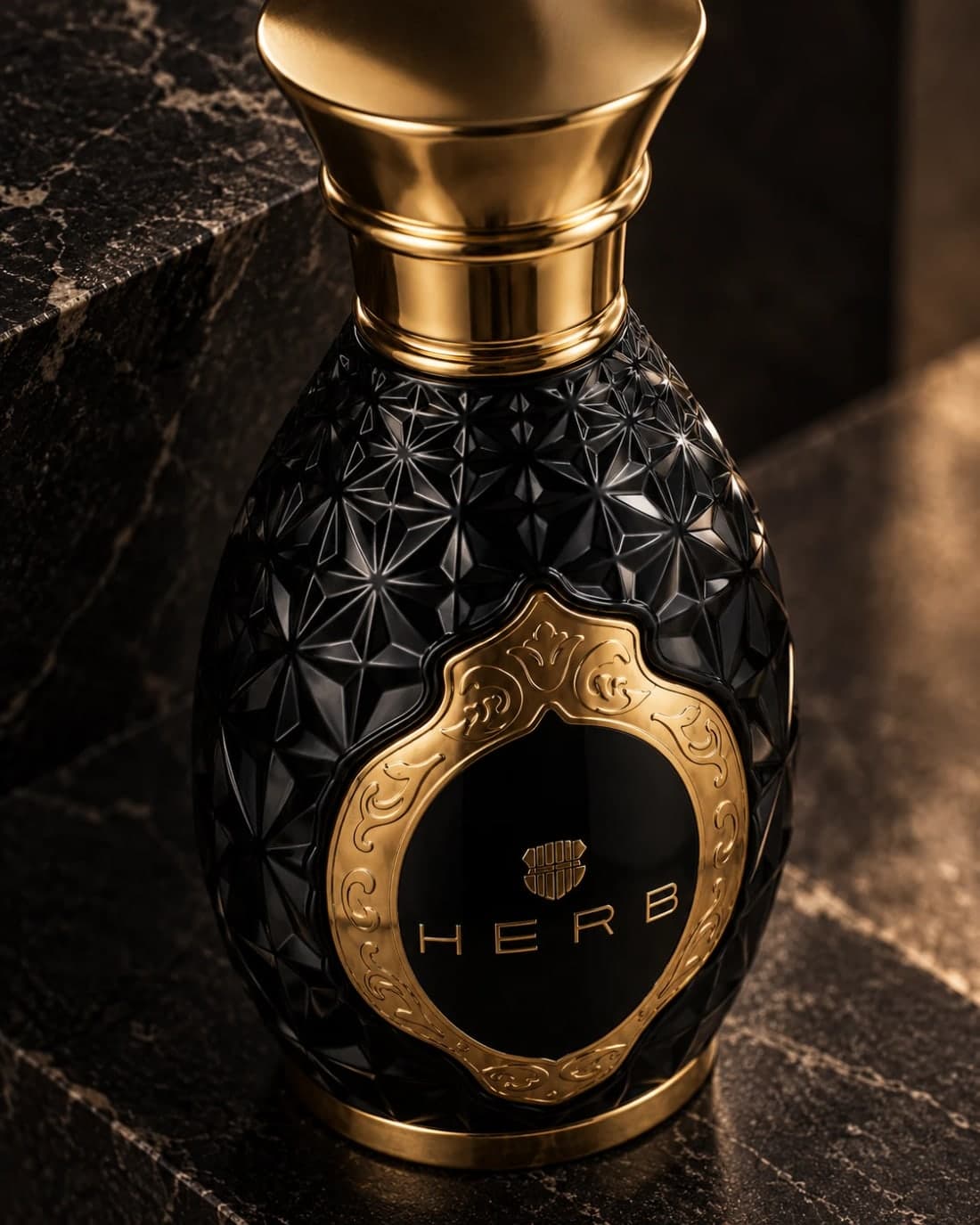 MODA NOIR - Relief, Kappe und Schild
